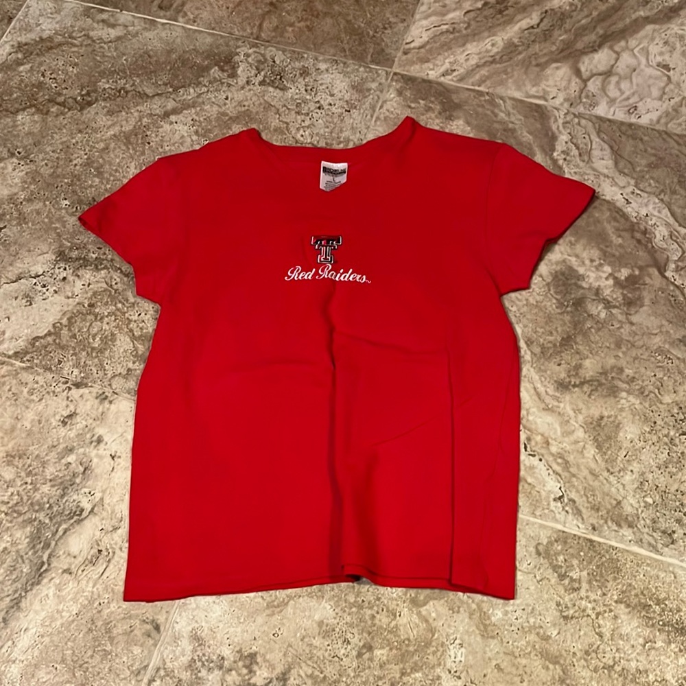 Texas Tech embroidered shirt